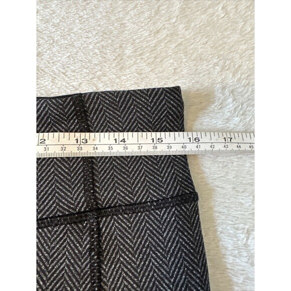 Lululemon Speed Tight IV Giant Herringbone Black Heathered Leggings Size 10 - Picture 7 of 9